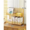 Estante de Mesa Organizador de Mesa Prateleira de Armazenamento Multicamadas Prateleira em Camadas para Mesa de Escritório Estante de Armazenamento para Mesa de Escritório de Dormitório de Estudante