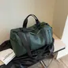 Bolsa de viaje de gran capacidad, bolsa cruzada deportiva para yoga y fitness, bolsa de entrenamiento con separación de compartimentos secos y húmedos, bolsa de equipaje para viaje de negocios para mujer