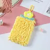 Toalla de mano de chenilla, colgable, súper absorbente, secado rápido, toalla linda para baño y cocina, paño de limpieza suave y engrosado