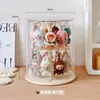 Caja de Exhibición Labubu Muñeco de Peluche Colgante Vitrina Bubble Mart Hecho a Mano Exhibidor de Cajas Sorpresa Almacenamiento