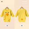 Macacão Infantil Triângulo para Meninos e Meninas, Macacão de Bebê para Primavera e Outono, Novas Roupas Quentes para Engatinhar, Pijama, Roupas para Recém-Nascidos