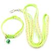 Collar para mascotas de 1 cm de ancho, perro, campana, cuerda de tracción, perro pequeño, gato, campana, collar colgante