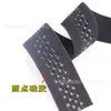 Banda elástica de silicona antideslizante en blanco y negro disponible en stock para dobladillo de ropa interior, sujetador sin tirantes y banda de silicona para traje de baño, accesorios para prendas