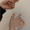 Cadena de Suéter Deslizante Minimalista de Bola Plateada Cepillada 2025 Nueva Versátil Nicho Lujo Ligero Versátil Colgante Largo de Gama Alta para Mujer