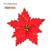 18cm flanela arranjo de flores de natal acessórios de decoração de árvore de natal decorações de flores de natal de flanela