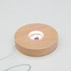 Base luminosa de madeira de borracha efeito de luz colorido base luminosa de madeira led base luminosa de madeira sólida base de luz noturna