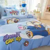 Set de Cuatro Piezas con Estampado de Dibujos Animados de Disney de Algodón Puro Nuevo 2026