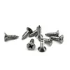 Tornillos autorroscantes de acero inoxidable 304 con cabeza avellanada de cruz M3-M6, suministro directo desde la fábrica de origen, en stock para entrega inmediata
