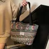 Bolsa de Lona para Ropa de Clase de Estudiante 2025 Nueva Bolsa Tote de Gran Capacidad Bolso de Hombro Versátil para Viaje para Mujer