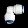 Codo de conexión rápida de tubería PE conexión rápida tubería de agua tipo L bidireccional 4040 para tapón ángulo de 90 grados conector de purificación de agua