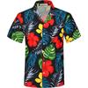 Camisa hawaiana con estampado 3D para hombre, estilo informal, ideal para vacaciones y playa, 2024