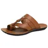 Chanclas estampadas transfronterizas para hombre de talla grande con suelas suaves, sandalias de playa antideslizantes para uso en exteriores, disponibles para envío directo desde el fabricante