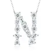 Collar de moda de comercio exterior estilo ins de lujo ligero nicho, nuevo accesorio de collar 925 de plata transfronterizo que no se decolora para mujeres en verano