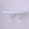 Decoração de quarto feminino, prateleira de parede, sem necessidade de furar, rosa, estilo japonês, suave e fofo, com design de laço