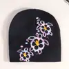 Gorro de punto jacquard de tortuga multicolor transfronterizo, estilo callejero, minimalista, moderno, versátil, gorro unisex