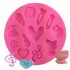 Botão Nota Flip Doce Bolo Molde Bolo Molde Doce Flip Ferramenta Confeitaria Ocidental DIY Utensílio de Cozinha Bolo