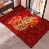 Novo Capacho de Entrada Estilo Chinês, Cobertura Total, Grande Área, Fácil de Manter, Capacho de Entrada com Fio em Laço, Capacho, Envio Direto de Uma Peça