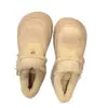 Zapatos de Algodón para Nieve de Suela Gruesa que Aumentan la Altura, Estilo Birkenstock, Cubierta Completa para Mujer, Versátiles, Lindo Moño, Borrosos, Botas de Nieve para Invierno 2026
