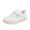 Zapatos de Skate para Niños 2026 Primavera/Verano Nuevas Llegadas Unisex Niños Zapatos Blancos Zapatos de Rendimiento Malla Transpirable Superficie de Cuero Zapatos Casuales Versátiles