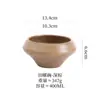 Tazón de Sopa de Gres Vintage Cerámico Tazón Japonés para Matcha Tazón Hondo Simple Tazón Pequeño para Sopa Tazón para Ensalada Postre Hogar Tazón Cónico