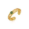Anel Aberto Kabasi "Seda de Flor" Jade Hetian Natural Prata S925 Estilo Chinês Nicho Luxo Leve Joia de Anel Feminino