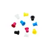 Accesorios de suministro continuo Ximo cabeza de tapón de goma hueca de color cartucho de tinta tapón especial para agujero pequeño diámetro interior 2MM 1 paquete 10