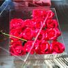 Fabricante de Pekín Procesa Cajas de Flores de Acrílico de Alta Transparencia para Regalos del Día de la Madre y San Valentín con Empaque a Prueba de Polvo