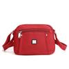 Nova bolsa esportiva de cor sólida, bolsa de braço, tecido oxford, moderna, transversal, para celular, pequena bolsa, elegante, simples, de nylon, bolsa de ombro