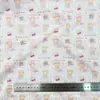 Tela de Algodón 40 Hilos Estampado Digital de Dibujos Animados Algodón Peinado Empalme Vestido de Oso Lazo Ropa para Niños Ropa para Mujeres Tela