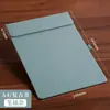 Novo Prancheta Magnética de Couro A4 Bloco de Notas para Reunião de Negócios Pasta Portátil com Logo Personalizado Material de Escritório