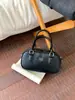 Bolso Boston de Nueva Moda Transfronterizo con Patrón de Lichi para Viajes Diarios Estilo Coreano Nicho Ins Bolso de Hombro Cruzado Tipo Almohada Bolso de Mujer