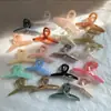Presilha de Mordida Presilha Tubarão Tem Boa Qualidade 13cm Cabelo Volumoso na Parte de Trás da Cabeça, Presilha de Cabelo de Alta Qualidade, Cabelo Semi-Preso, Mini Presilha de Garra