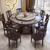 Silla de Madera Maciza, Silla de Comedor Estilo Chino Nuevo, Taburete para el Hogar, Silla con Respaldo, Silla para Mesa de Comedor de Hotel de Madera, Toda de Madera Maciza con Respaldo Alto