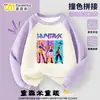 Sudadora Kpop Demon Hunters Demon Hunting Girl Group para Crianças Maiores Conjunto Outono e Inverno com Calça Jeans Forrada de Lã Tendência