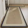 Nuevos tapetes para piso de cocina 2026, diseño geométrico simple, lavables, antideslizantes, juego de dos, absorbentes, resistentes a las manchas y duraderos