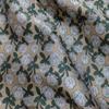 Tela jacquard con relieve de flores vintage, hecha a mano, para ropa, bolsos, manteles, delantales y almohadas.