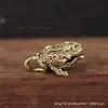 Pingente de Sino de Latão Cobre Puro Mantra Escritural Sino de Seis Caracteres Acessório Chaveiro de Carro Antigo Sino