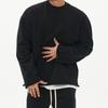 Novos irmãos de fitness muscular esportes suéter solto masculino outono e inverno treinamento casual corrida plus size pulôver