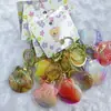 Llavero de Acrílico Iridiscente Galvanizado con Forma de Concha de Caracola Estrella de Mar Vieira Concha Colgante de Elemento Marino Colgante para Bolsa