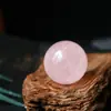 Contas Individuais de Cristal Natural, Cristal Branco, Cristal Rosa, Acessórios para Pulseira de Joias, Contas Redondas, Contas de Cristal com Furos, Contas Artesanais