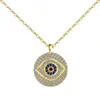 Collar con Ojo de Diablo de Plata de Ley S925 de Amazon para Mujer, Microincrustado con Diamantes y Circonia, Lujo Ligero, Alto Valor Estético