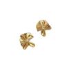 Pendientes plisados únicos para mujer, diseño de nicho, de alta gama, combinables con todo, nuevos pendientes artísticos populares