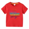 2026 Ropa Infantil Transfronteriza Camiseta de Manga Corta de Verano para Niños y Niñas Camiseta Base de Dibujos Animados Camiseta de Manga Media para Bebé Top de Moda