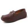 Nuevos mocasines de ajuste ancho, zapatos planos casuales para mujer con suelas suaves y empeines suaves, cómodos mocasines de talla grande para madres
