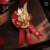 Ramilletes para Novio y Novia para Bodas, Juegos a Juego para los Padres de Ambas Partes, Miembros de la Familia, Padrinos de Boda y Damas de Honor, Broches Sencillos