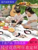 Esterilla de Picnic, Esterilla Impermeable, Equipo Espesado para Acampar al Aire Libre y Picnic, Impermeable, Portátil, Plegable para Salidas de Primavera, Lavable a Máquina