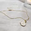 Novo Colar Cruz de Gota de Óleo Esmaltado Colorido Estilo Europeu e Americano para Mulheres Corrente Simples Nicho Versátil Clavícula Atacado Transfronteiriço