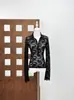 Design Único Estilo Francês Gola de Renda Madura Manga Longa Blusa Puro Desejo Sexy Hot Girl Slim Decote V Camada Base