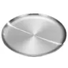 Placa para Barbacoa de Acero Inoxidable 304, Plato Redondo Estilo Coreano, Plato Pequeño para Huesos, Plato Plano, Bandeja Dorada para Fruta, Pastel, Café