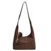 Bolsa Tote Grande Capacidade Transfronteiriça para Mulheres Moda Nova Outono e Inverno 2025 Bolsa de Ombro Popular Bolsa de Axila Bolsa Transversal Yuzi